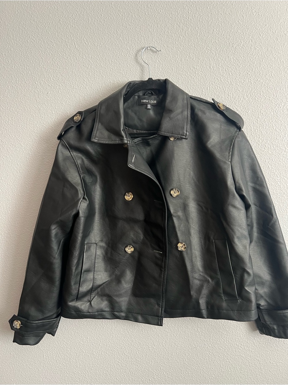 New Look Black Faux Leather Jacket
